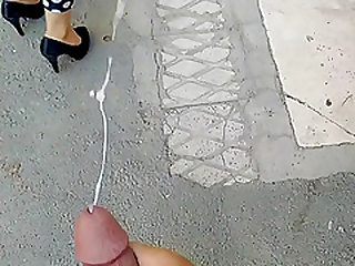 Public cumshot